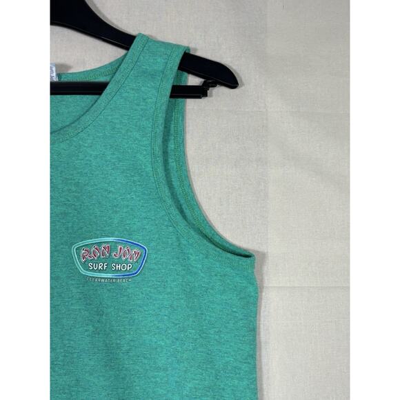 Ron Jon Surf Shop Clearwater Beach Tank Top - Teal Men’s Sleeveless Shirt Large - Picture 10 of 16
